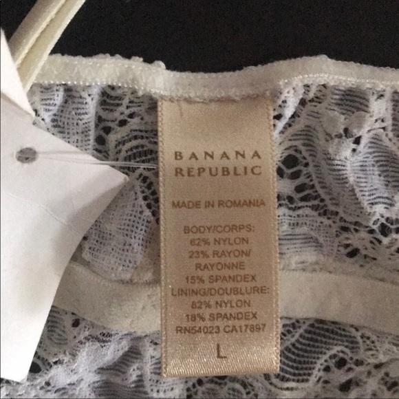 NWT Banana Republic lace cami size Large - Picture 3 of 6